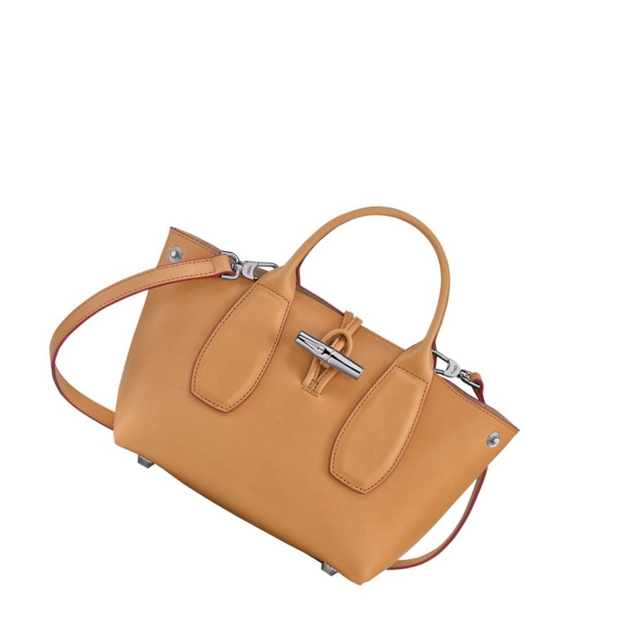 Longchamp Roseau S Handtasche Damen Braun | DE-SBK5287