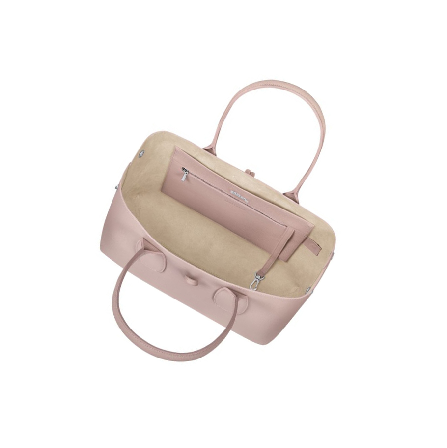 Longchamp Roseau Schultertaschen Damen Hellrosa | DE-HJF3840