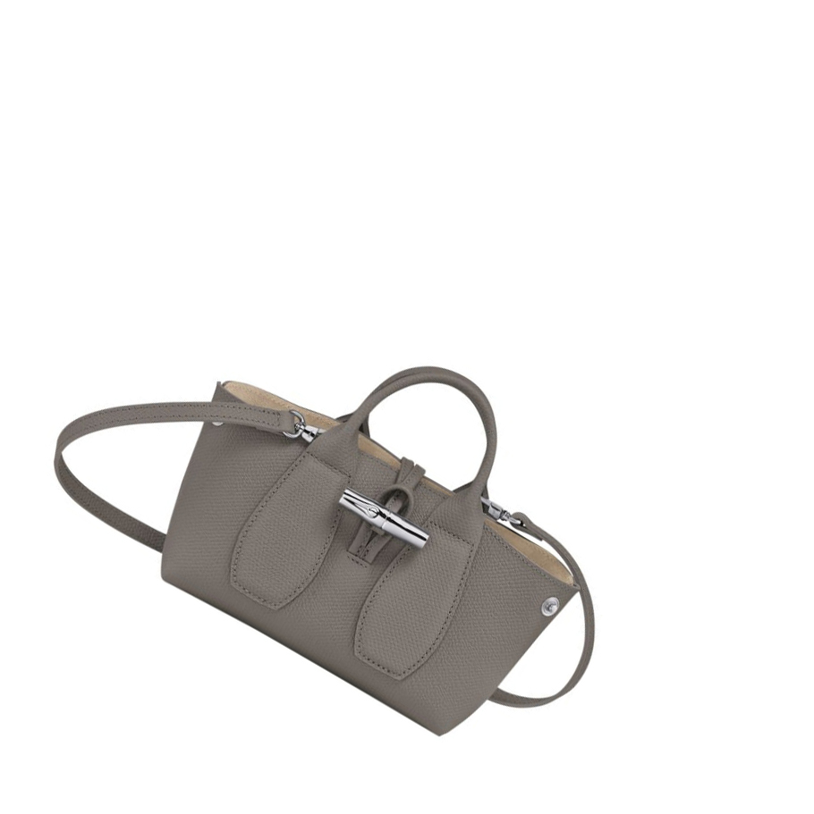 Longchamp Roseau XS Handtasche Damen Grau | DE-BTG5790