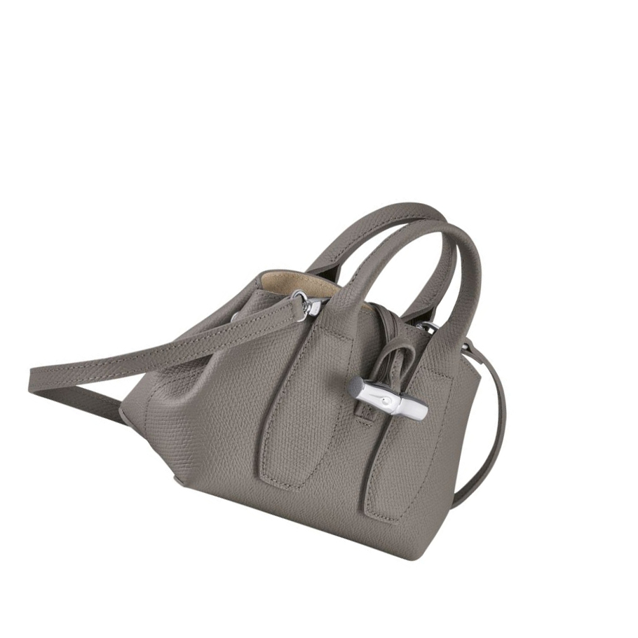 Longchamp Roseau XS Handtasche Damen Grau | DE-BTG5790