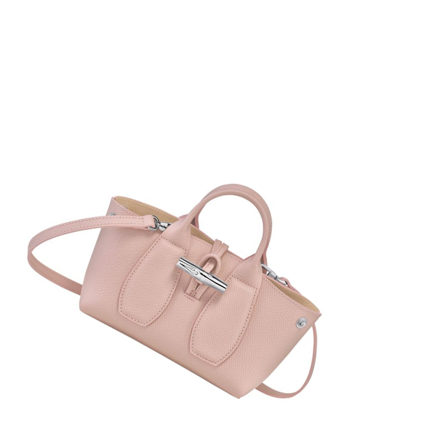 Longchamp Roseau XS Handtasche Damen Hellrosa | DE-NCF1948