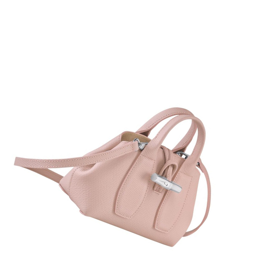 Longchamp Roseau XS Handtasche Damen Hellrosa | DE-NCF1948