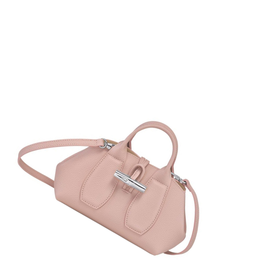 Longchamp Roseau XS Handtasche Damen Hellrosa | DE-NCF1948