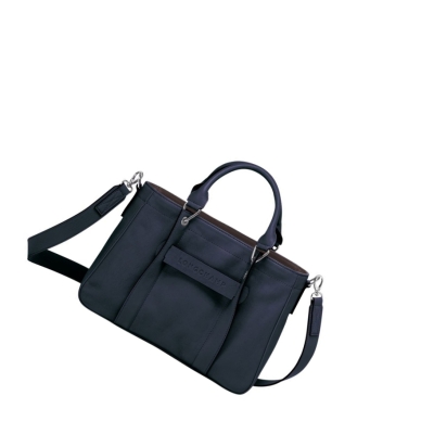 Longchamp 3D S Handtasche Damen Blau | DE-OYM2789