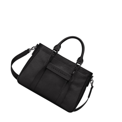 Longchamp 3D S Handtasche Damen Schwarz | DE-CGV3760