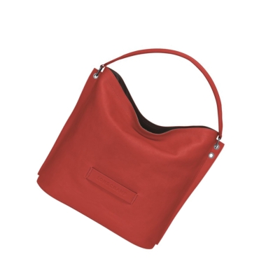 Longchamp 3D Schultertaschen Damen Rot | DE-TFP7613