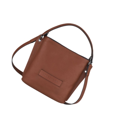 Longchamp 3D crossbody taschen Damen Braun | DE-UAE0928