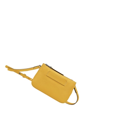 Longchamp 3D crossbody taschen Damen Gelb | DE-ZVK0395