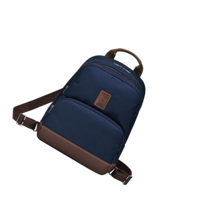 Longchamp Boxford Rucksäcke Herren Navy | DE-TJK8493