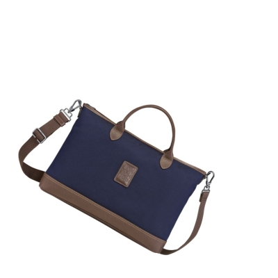 Longchamp Boxford S Aktentaschen Herren Navy | DE-NLX8759