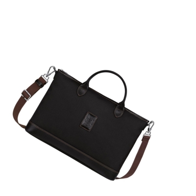 Longchamp Boxford S Aktentaschen Herren Schwarz | DE-UKO2371