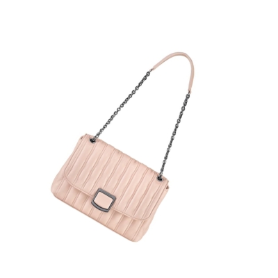 Longchamp Brioche M crossbody taschen Damen Hellrosa | DE-DBF2580