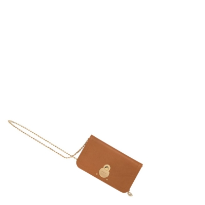 Longchamp Cavalcade Brieftasche mit Reißverschluss Damen Beige | DE-VTA4532