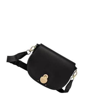 Longchamp Cavalcade M crossbody taschen Damen Schwarz | DE-NCU1426