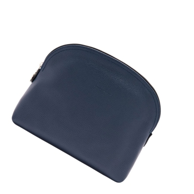 Longchamp Le Foulonné Kulturbeutel Herren Navy | DE-DBG4396