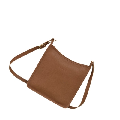 Longchamp Le Foulonné L crossbody taschen Damen Braun | DE-APV6751