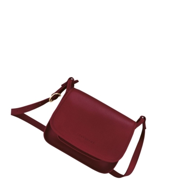 Longchamp Le Foulonné M crossbody taschen Damen Rot | DE-MLS5816