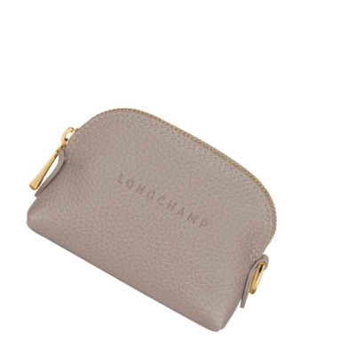 Longchamp Le Foulonné Münzgeldbörsen Damen Grau | DE-CNY0139