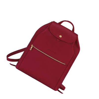 Longchamp Le Foulonné Rucksäcke Damen Rot | DE-MXW6410