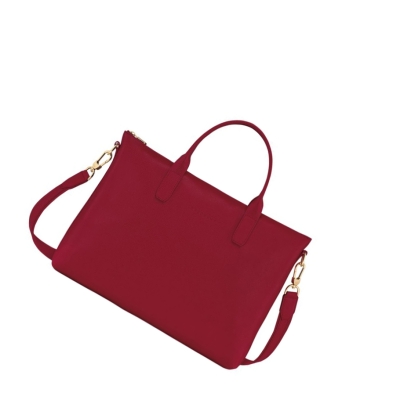 Longchamp Le Foulonné S Aktentaschen Herren Rot | DE-MVG4135