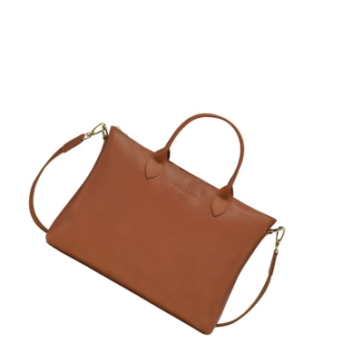 Longchamp Le Foulonné S Aktentaschen Herren Braun | DE-WKZ7053