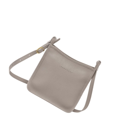 Longchamp Le Foulonné S crossbody taschen Damen Grau | DE-RKF4825