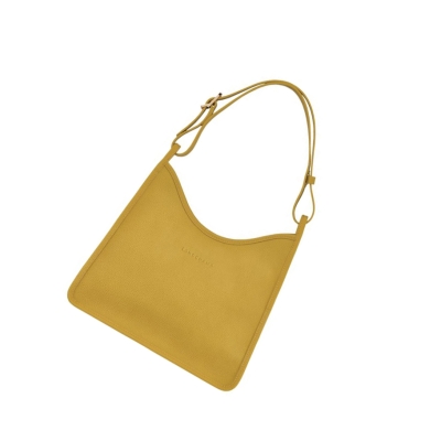 Longchamp Le Foulonné Schultertaschen Damen Gelb | DE-UNH7038