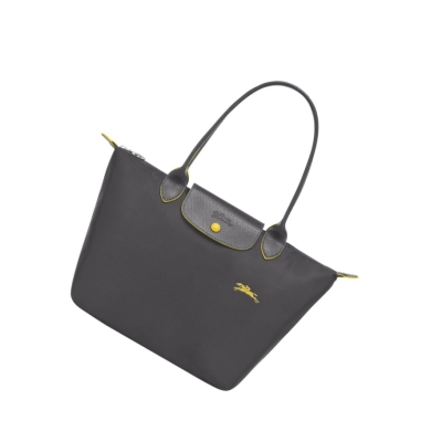 Longchamp Le Pliage Club S Schultertaschen Damen Grau | DE-IKL2380