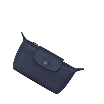 Longchamp Le Pliage Cuir Beuteltasche Damen Navy | DE-DYB1574