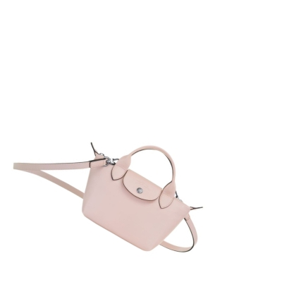 Longchamp Le Pliage Cuir XS Handtasche Damen Rosa | DE-HMR0987