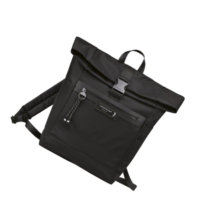 Longchamp Le Pliage Energy Rucksäcke Herren Schwarz | DE-KHD4905