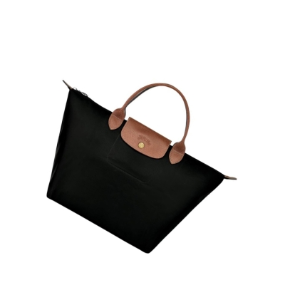 Longchamp Le Pliage Original M Handtasche Damen Schwarz | DE-CXM3120