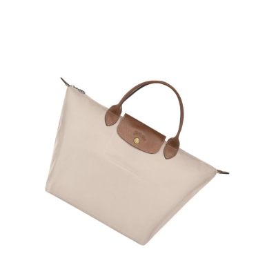 Longchamp Le Pliage Original M Handtasche Damen Beige | DE-NZM0789