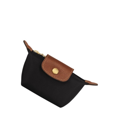 Longchamp Le Pliage Original Münzgeldbörsen Damen Schwarz | DE-BSQ3076