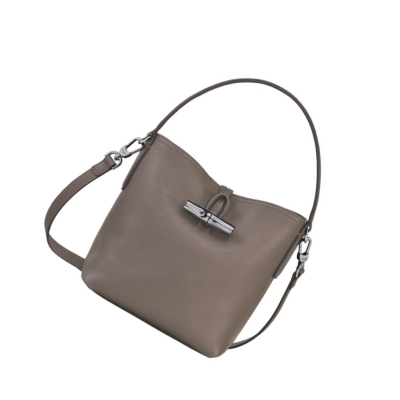 Longchamp Roseau Essential S Handtasche Damen Grau | DE-VRM2107