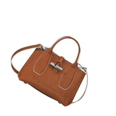 Longchamp Roseau S Handtasche Damen Braun | DE-HXE0517