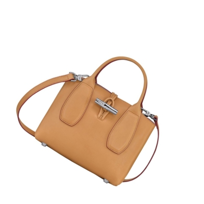 Longchamp Roseau S Handtasche Damen Braun | DE-SBK5287